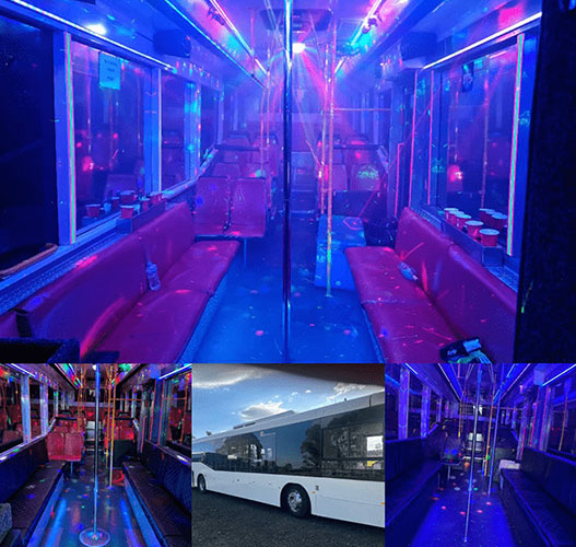 42 Seat Half Limo Karaoke Bus